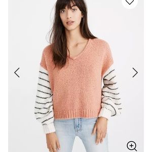 Madewell Balloon- Sleeve Pullover Sweater